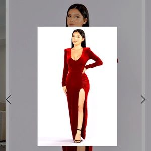 Long Red Dress